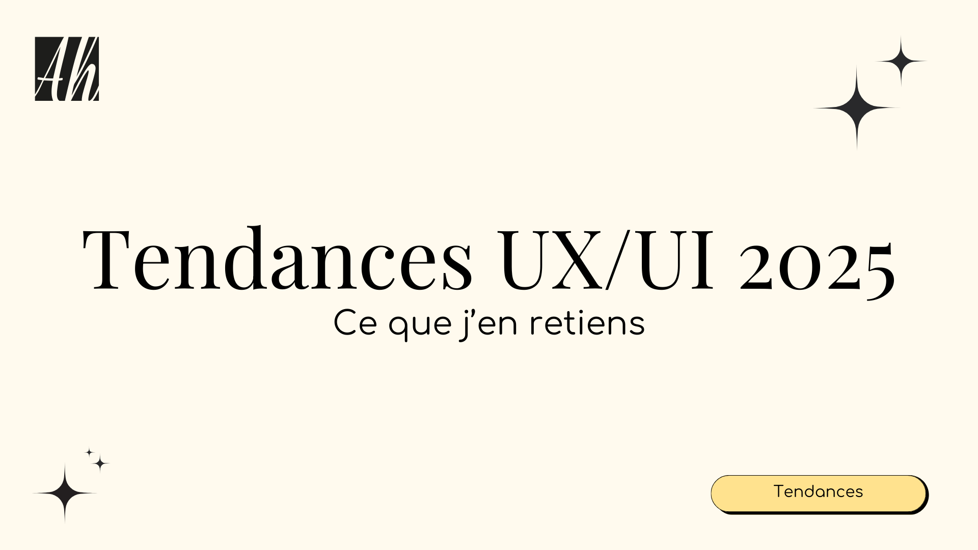 Lire la suite à propos de l’article Tendances UX/UI 2025 : Qu’est-ce que j’en retiens ?